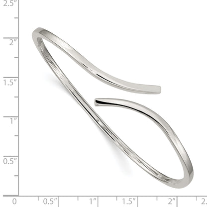 Sterling Silver Polished 2.50mm Flexible Bangle