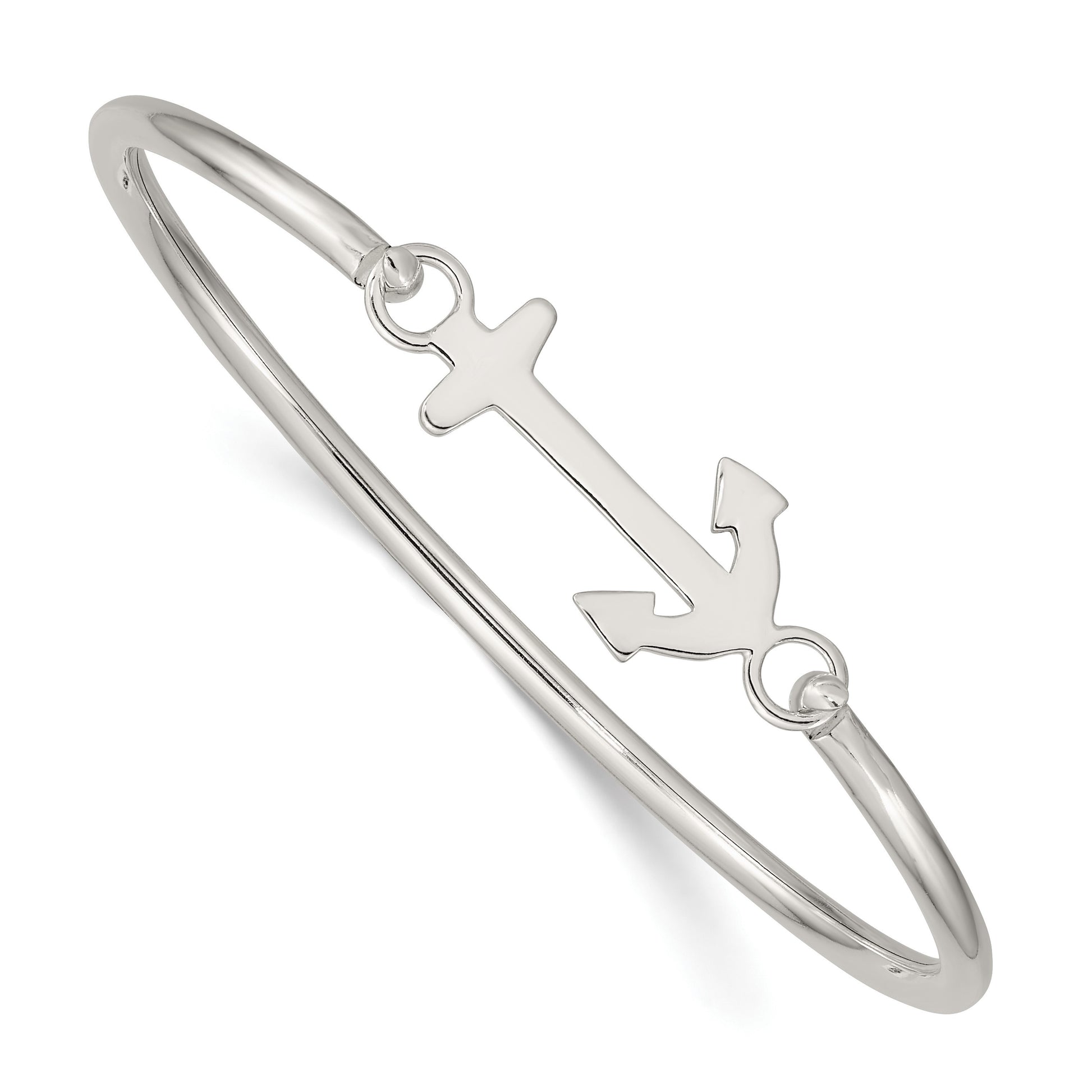 Sterling Silver with Interchangeable Nautical Charms 3.00mm Bangle