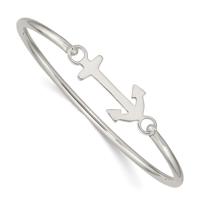 Sterling Silver with Interchangeable Nautical Charms 3.00mm Bangle