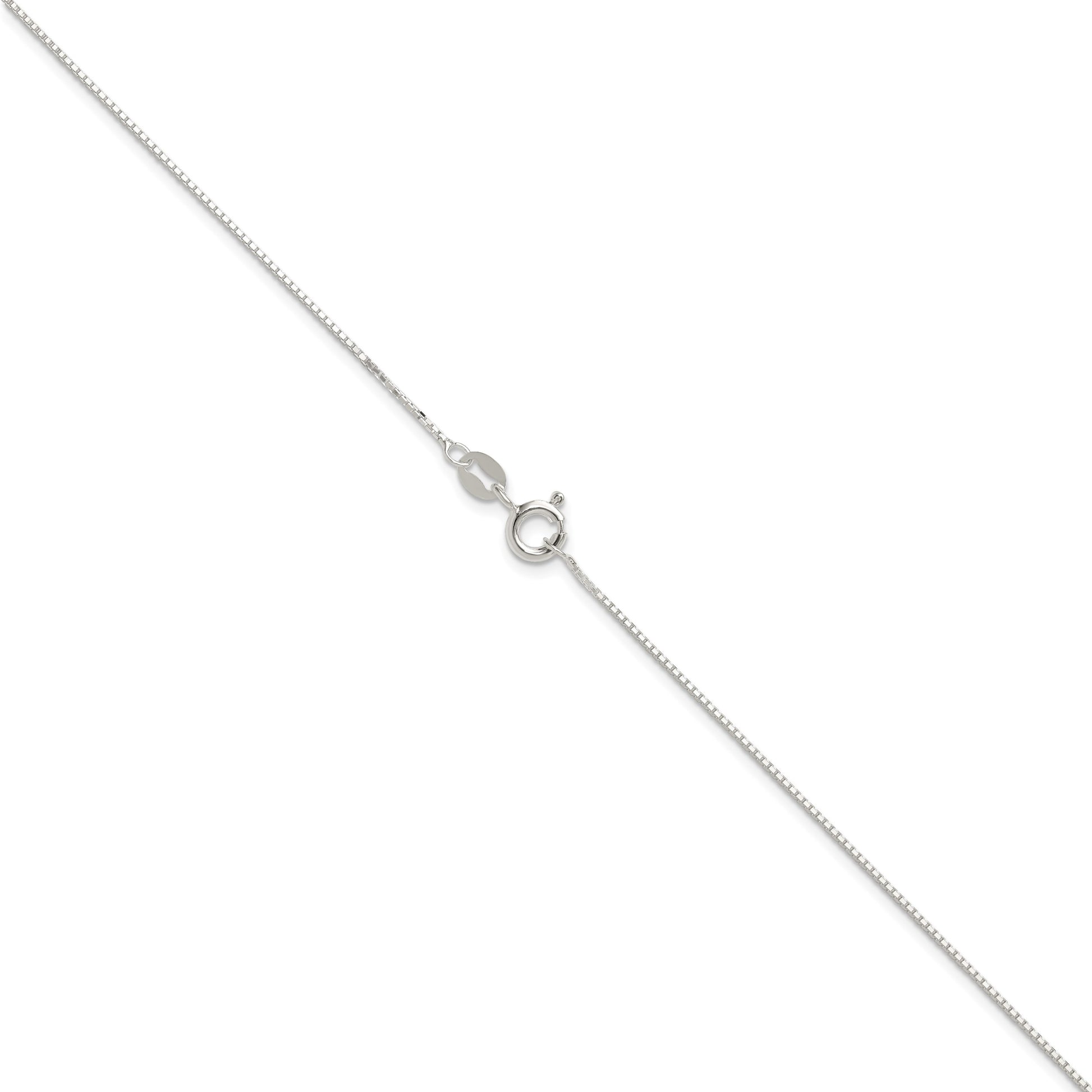 Sterling Silver .8mm 8 Sided Box Chain