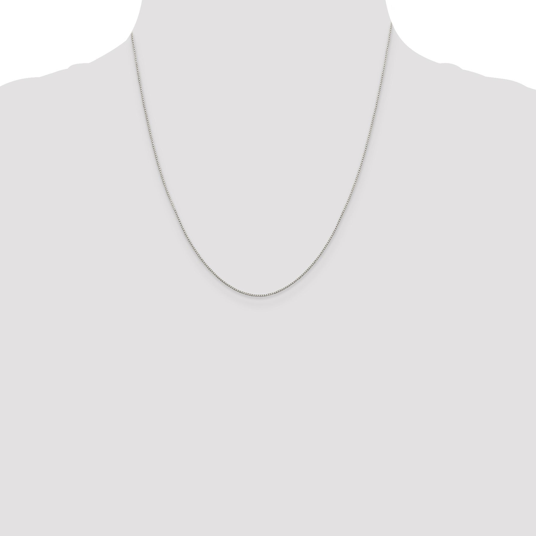 Sterling Silver .8mm 8 Sided Box Chain