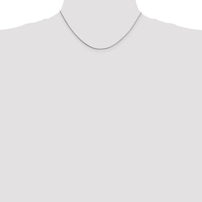 Sterling Silver 1mm 8 Sided Box Chain
