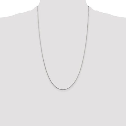 Sterling Silver 1mm 8 Sided Box Chain