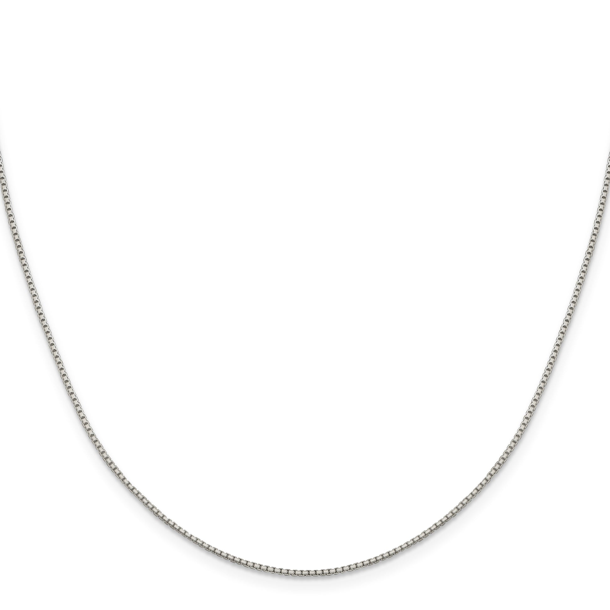 Sterling Silver 1.15mm 8 Sided Box Chain