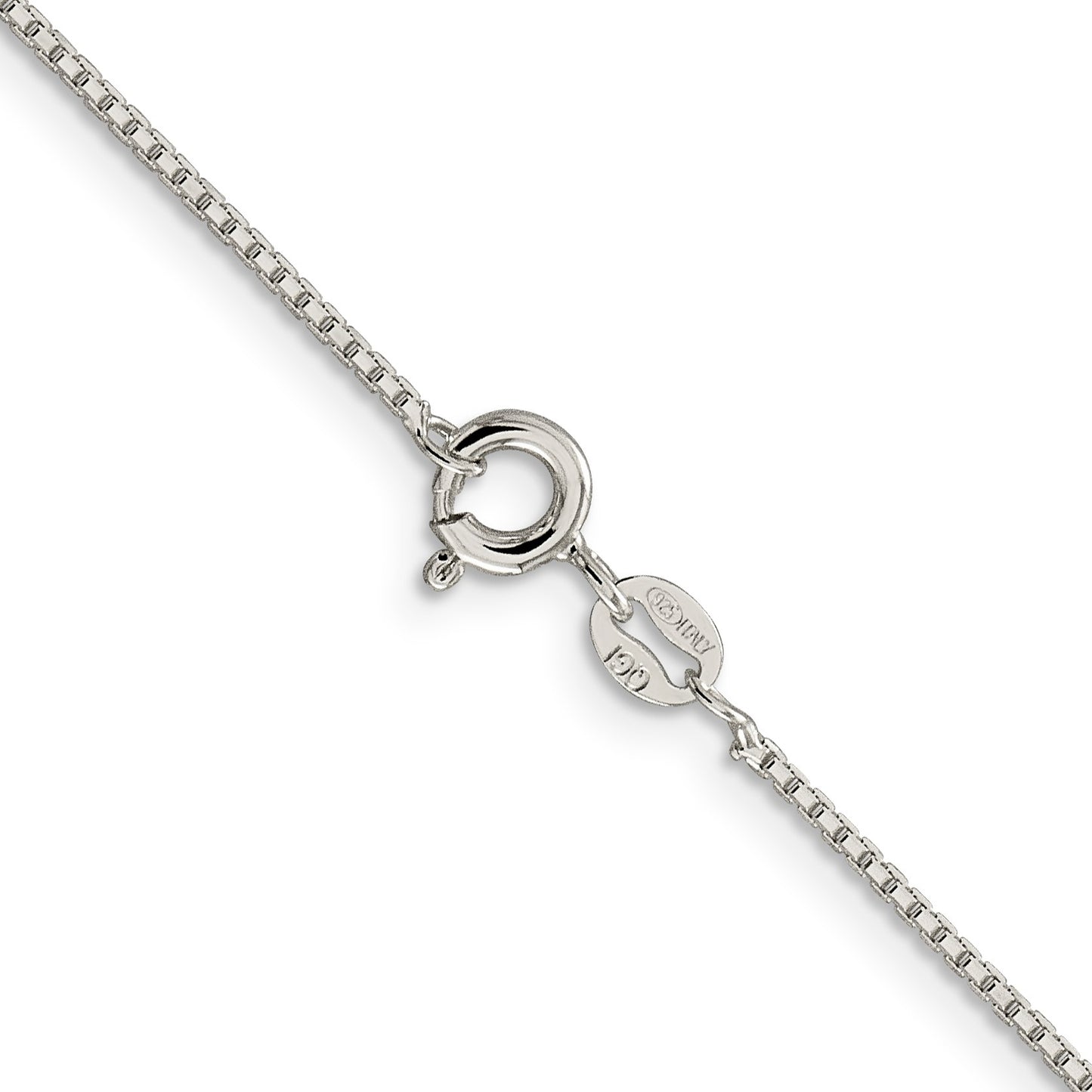 Sterling Silver 1.15mm 8 Sided Box Chain