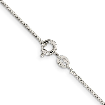 Sterling Silver 1.15mm 8 Sided Box Chain