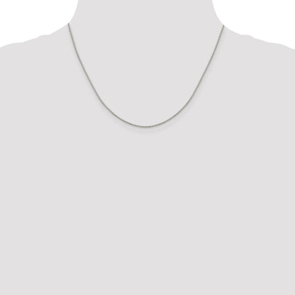 Sterling Silver 1.15mm 8 Sided Box Chain