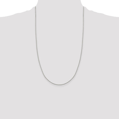 Sterling Silver 1.15mm 8 Sided Box Chain