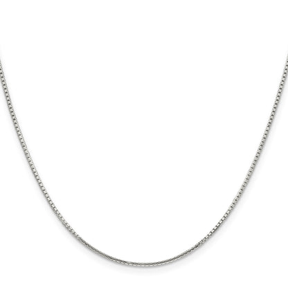 Sterling Silver 1.25mm 8 Sided Box Chain