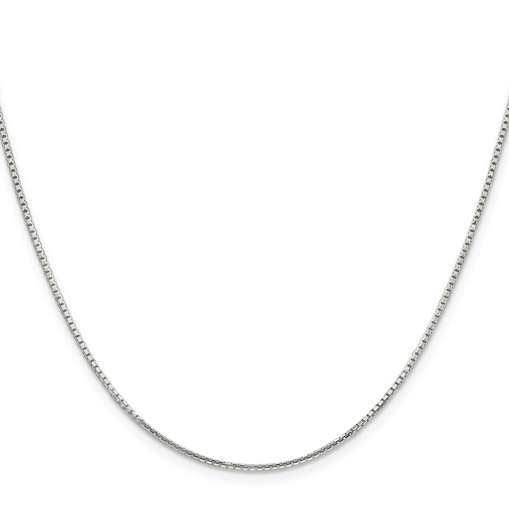 Sterling Silver 1.25mm 8 Sided Box Chain