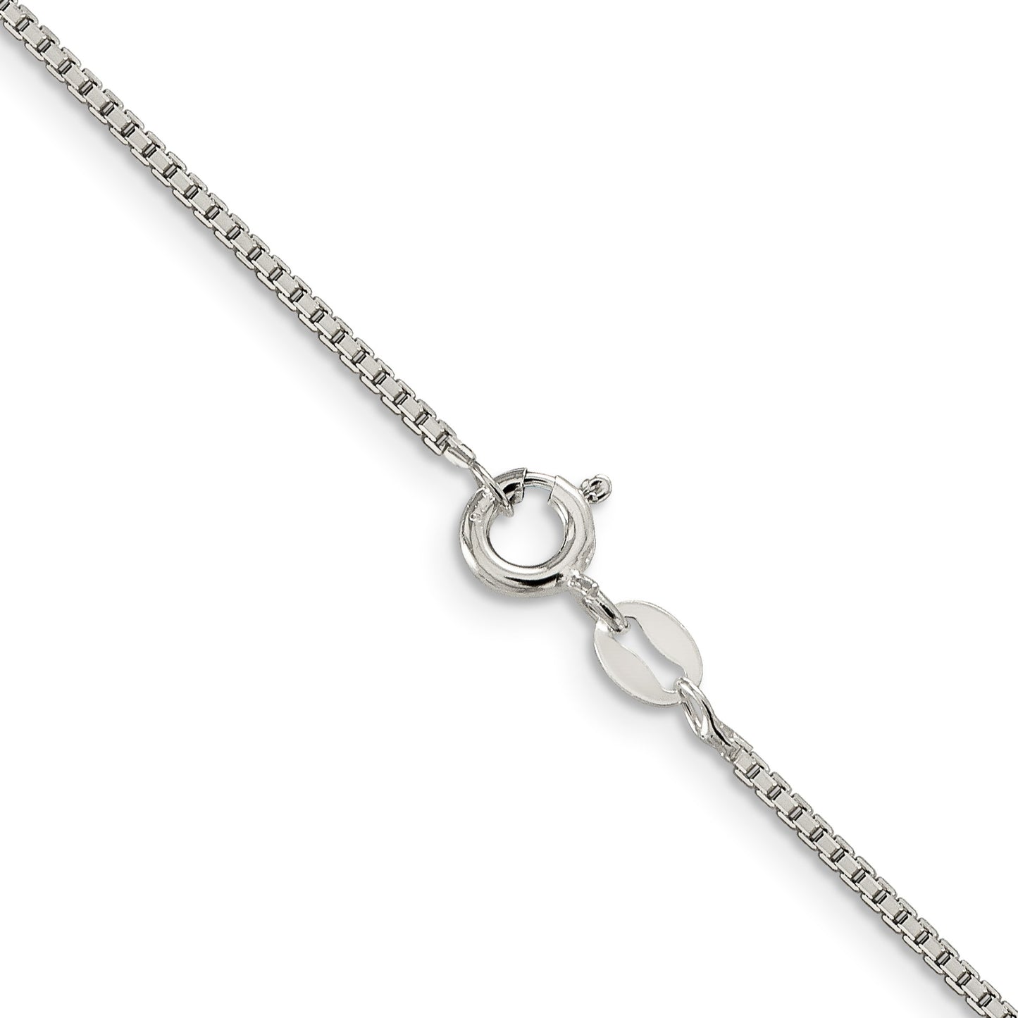 Sterling Silver 1.25mm 8 Sided Box Chain
