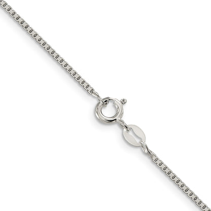 Sterling Silver 1.25mm 8 Sided Box Chain