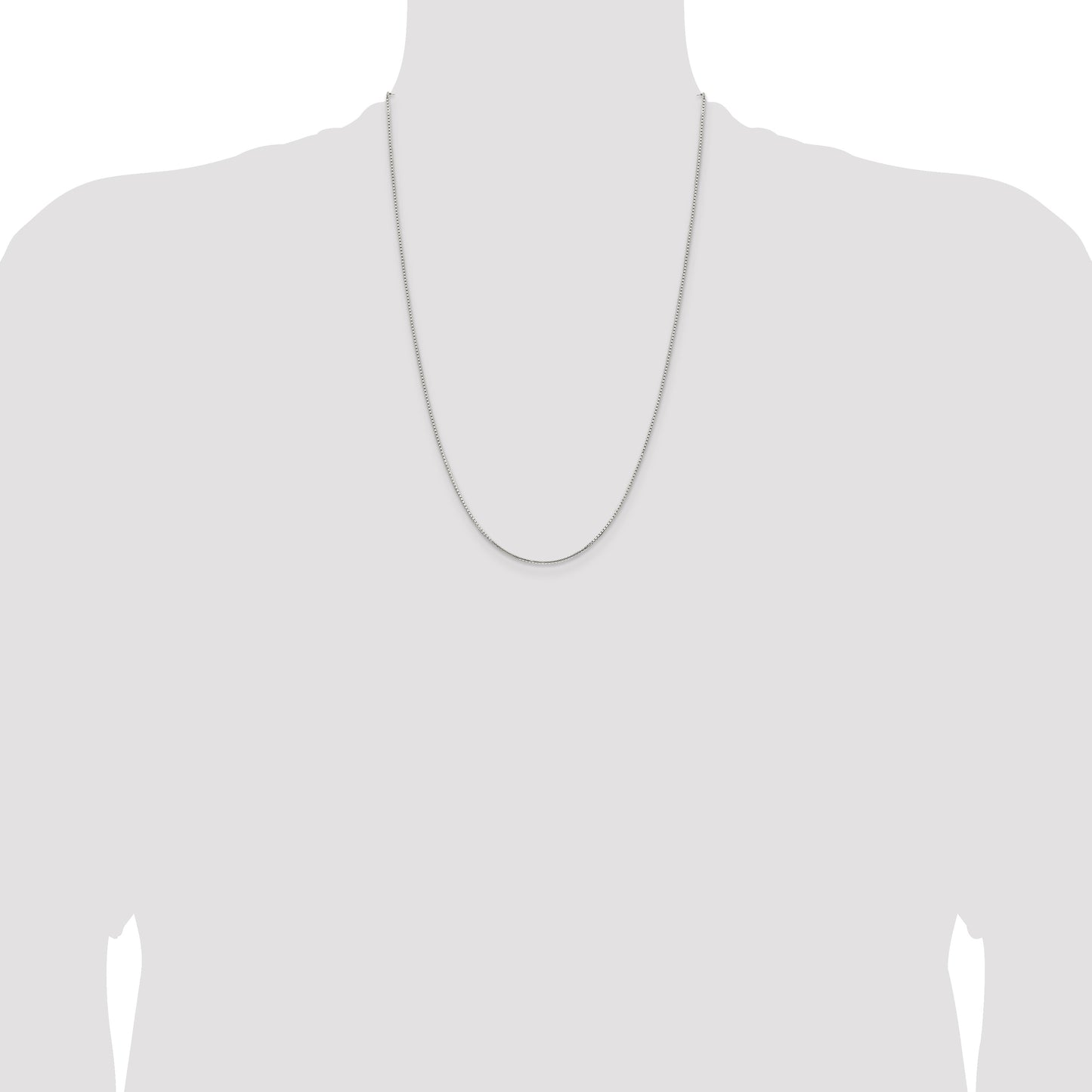 Sterling Silver 1.25mm 8 Sided Box Chain