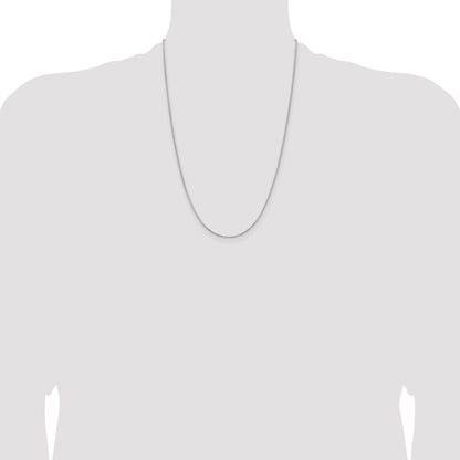 Sterling Silver 1.25mm 8 Sided Box Chain