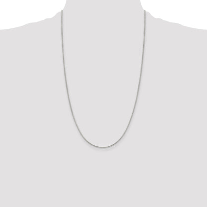Sterling Silver 1.25mm 8 Sided Box Chain