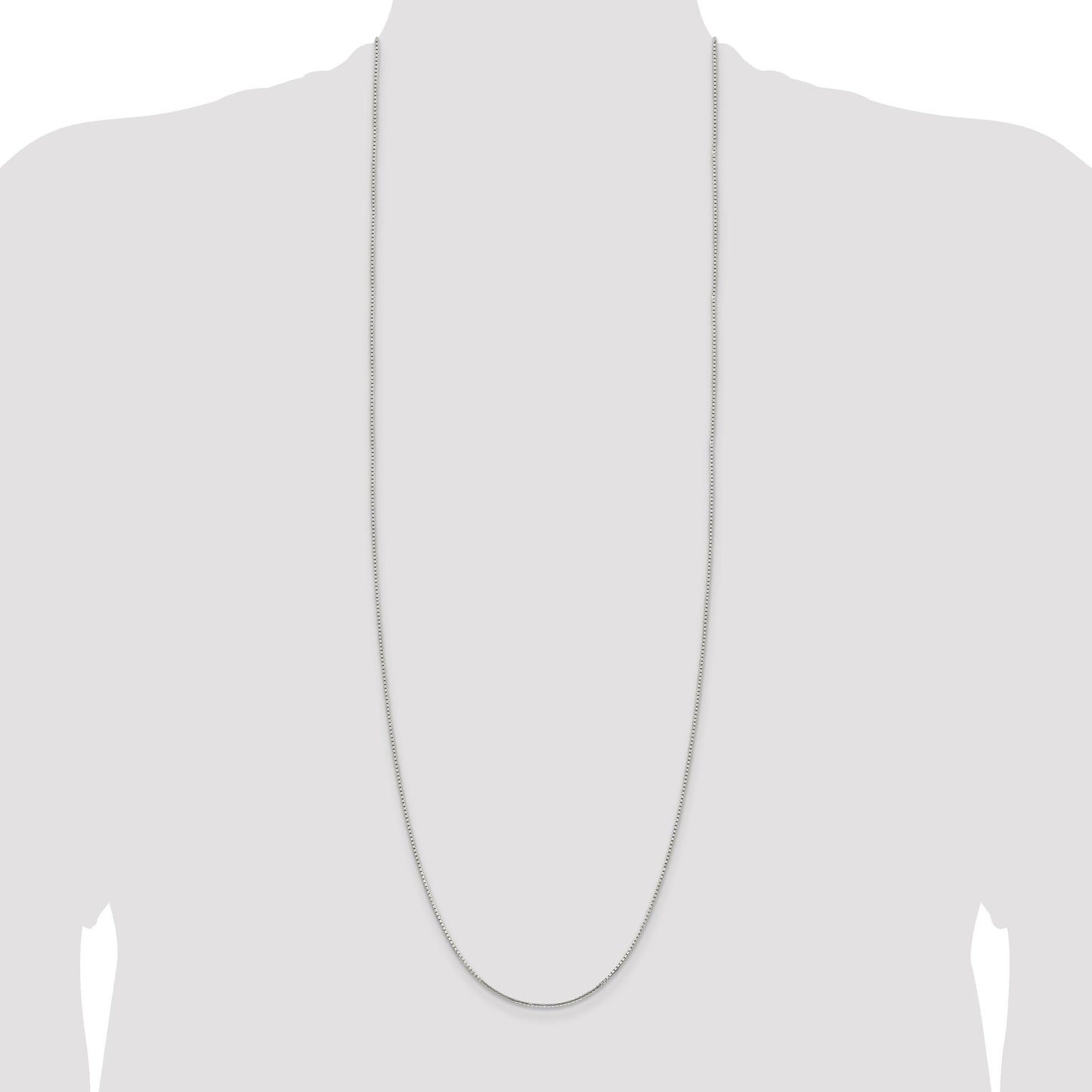 Sterling Silver 1.25mm 8 Sided Box Chain