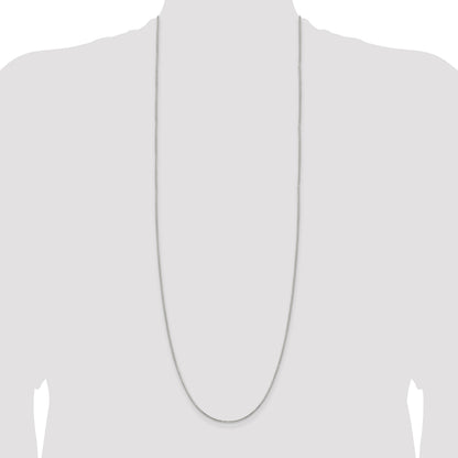 Sterling Silver 1.25mm 8 Sided Box Chain