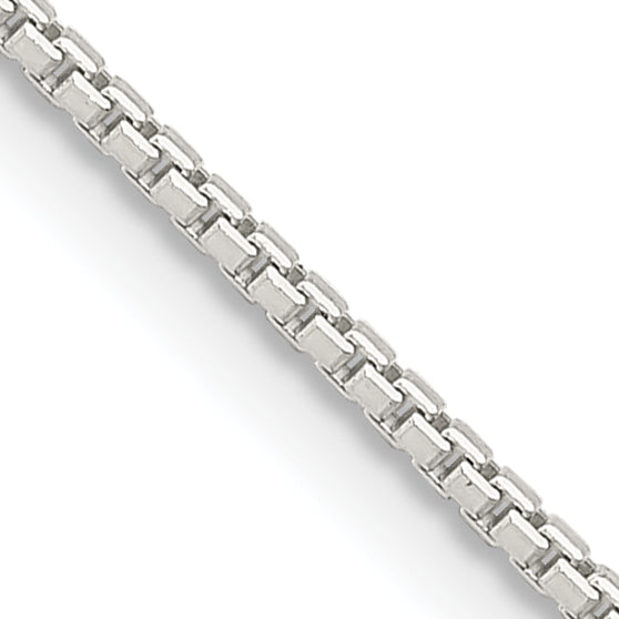 Sterling Silver 1.25mm 8 Sided Box Chain