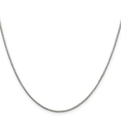 Sterling Silver 1.35mm 8 Sided Box Chain