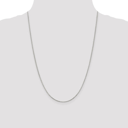 Sterling Silver 1.35mm 8 Sided Box Chain