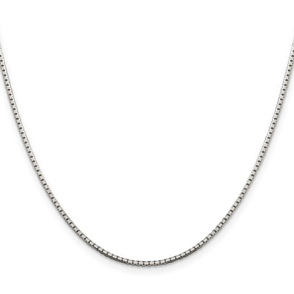 Sterling Silver 1.5mm 8 Sided Box Chain