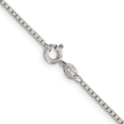 Sterling Silver 1.5mm 8 Sided Box Chain