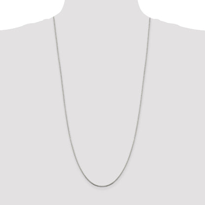 Sterling Silver 1.5mm 8 Sided Box Chain