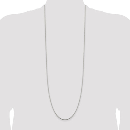Sterling Silver 1.5mm 8 Sided Box Chain