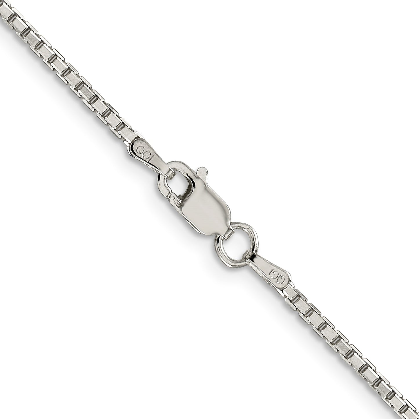 Sterling Silver 1.7mm 8 Sided Box Chain