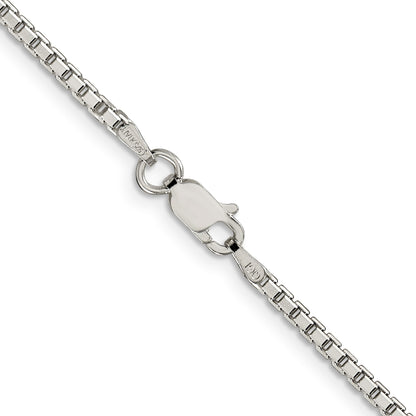 Sterling Silver 2mm 8 Sided Box Chain