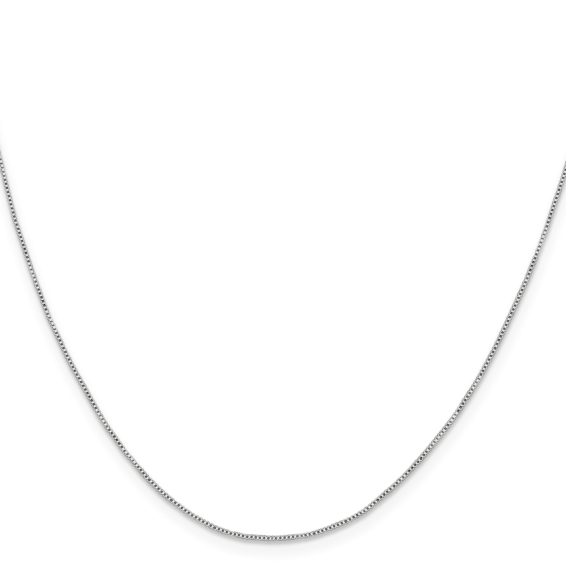 Sterling Silver .6mm Box Chain w/4in ext.
