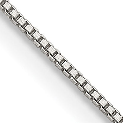 Sterling Silver .6mm Box Chain w/4in ext.