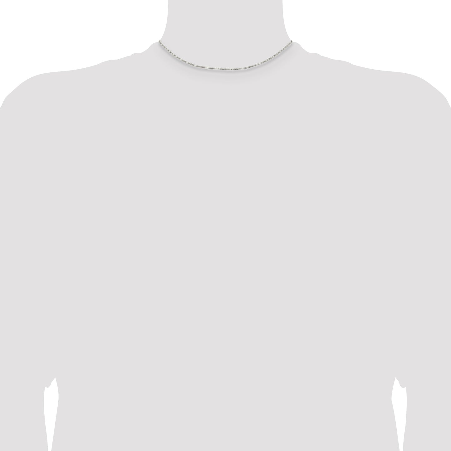 Sterling Silver 1.1mm Box Chain