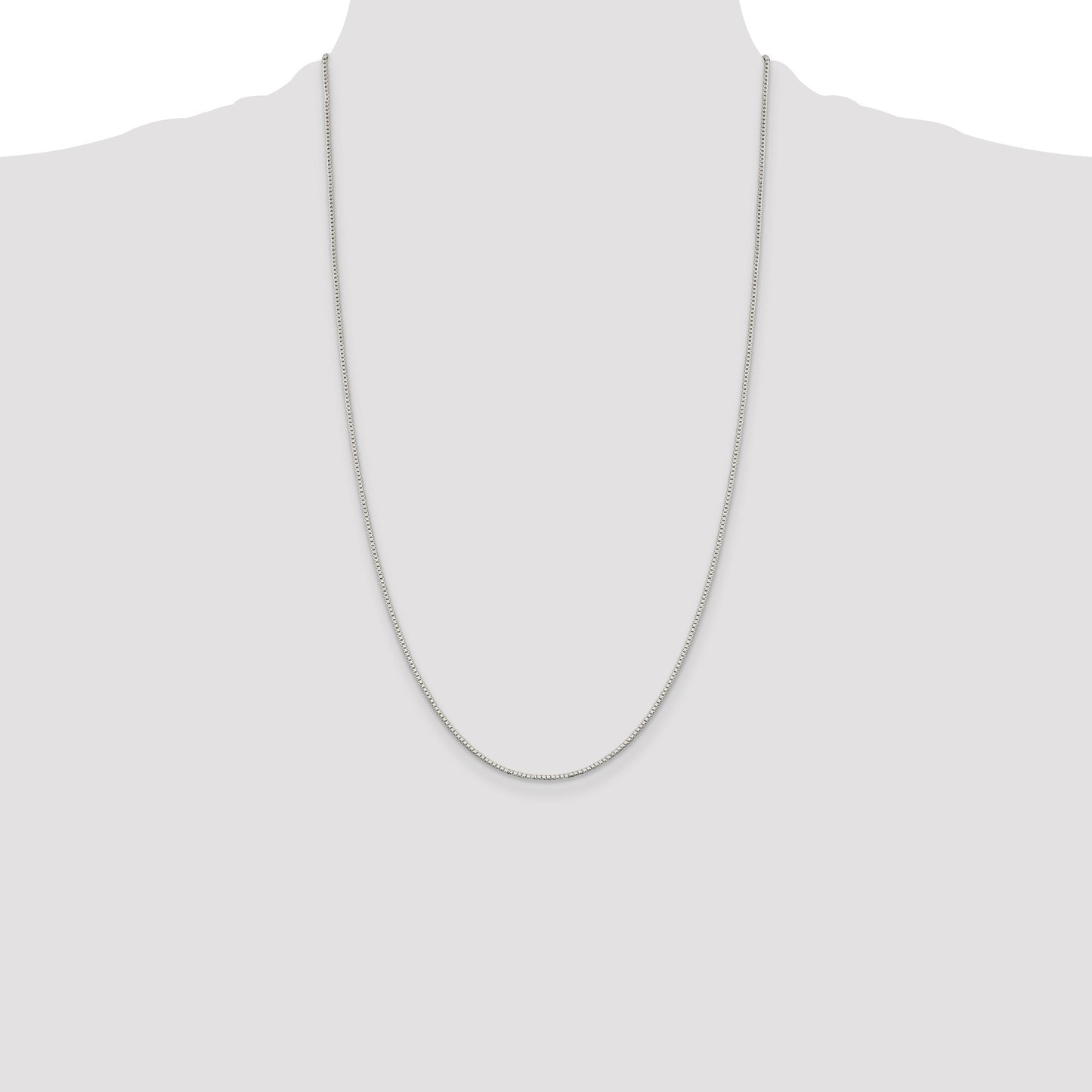 Sterling Silver 1.1mm Box Chain