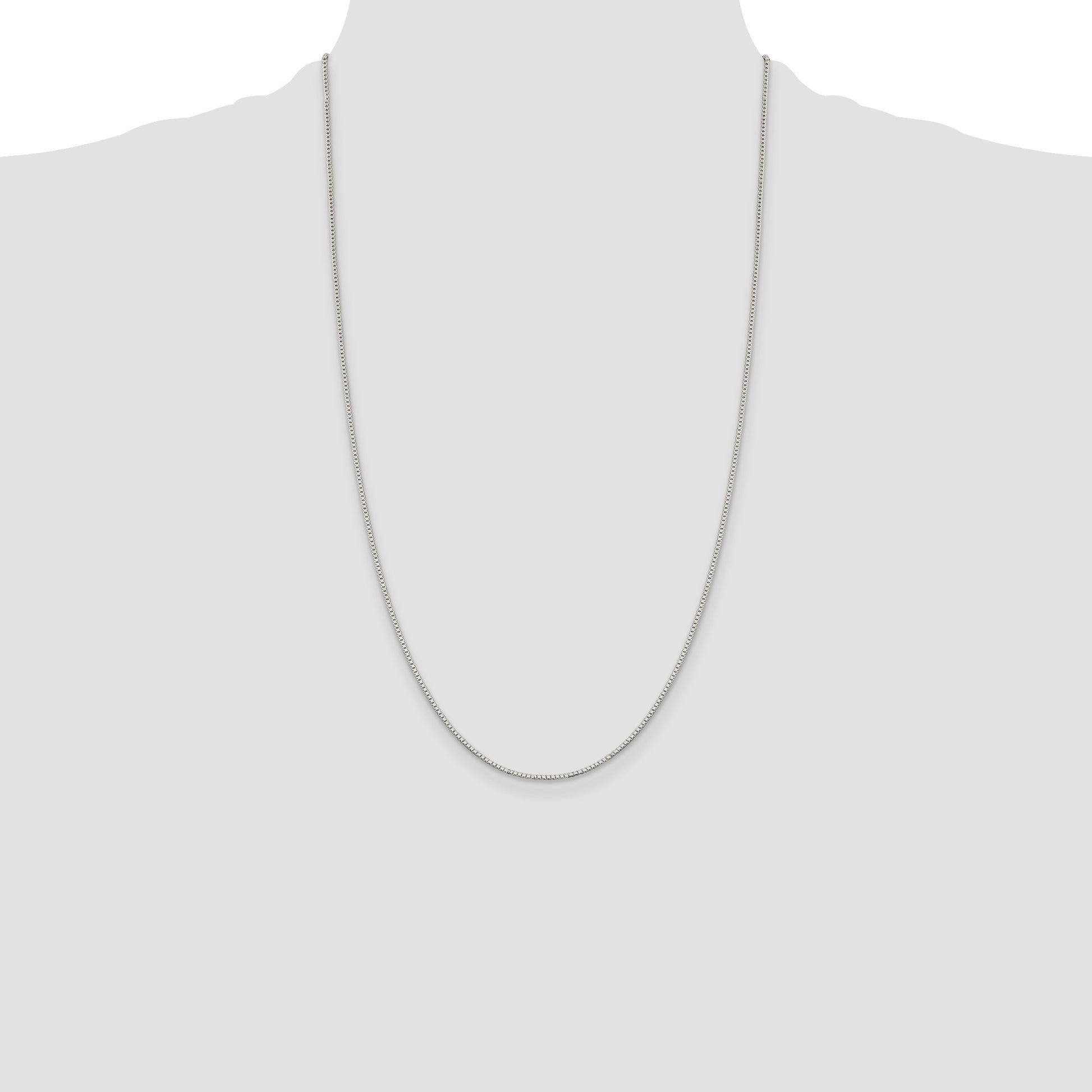 Sterling Silver 1.1mm Box Chain