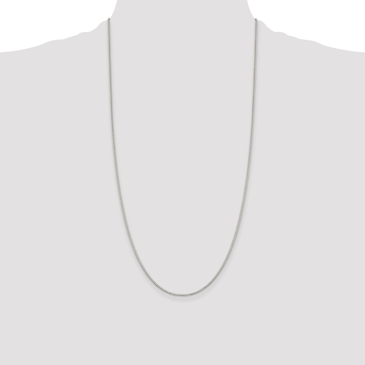 Sterling Silver 1.1mm Box Chain