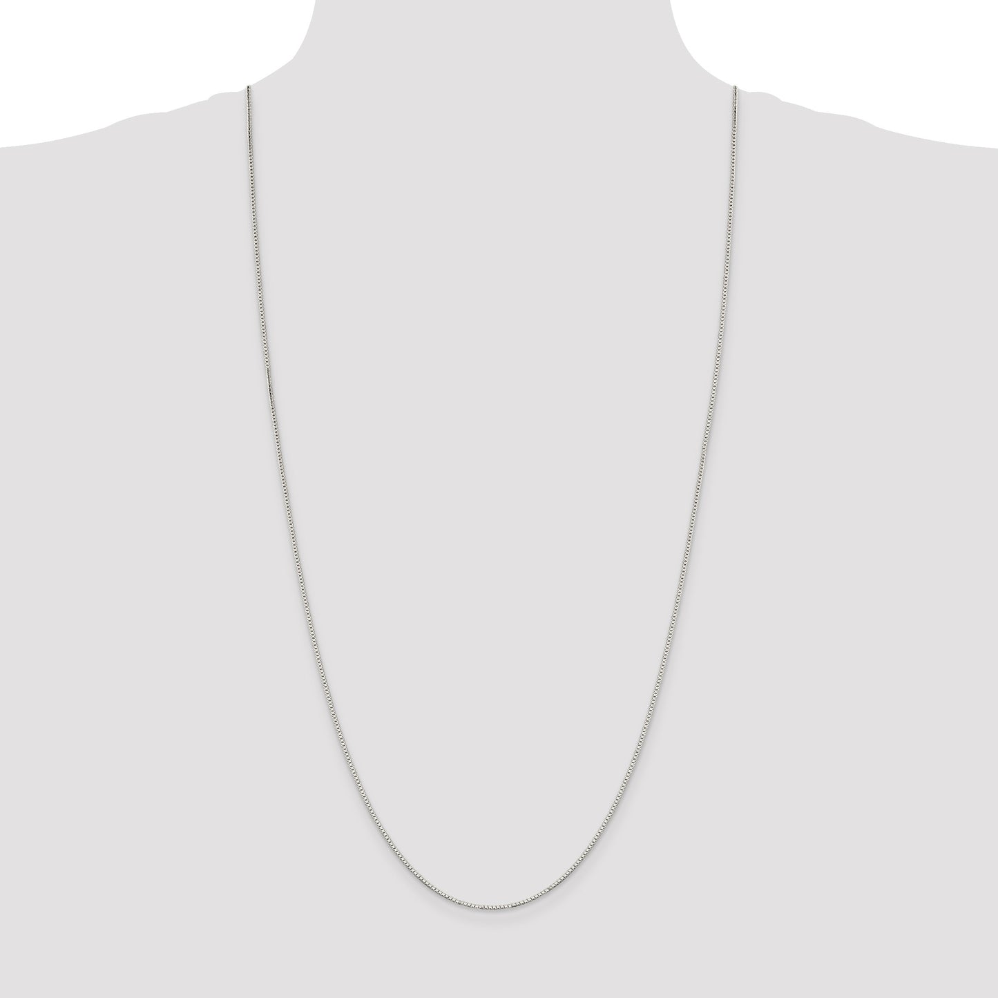 Sterling Silver 1.1mm Box Chain