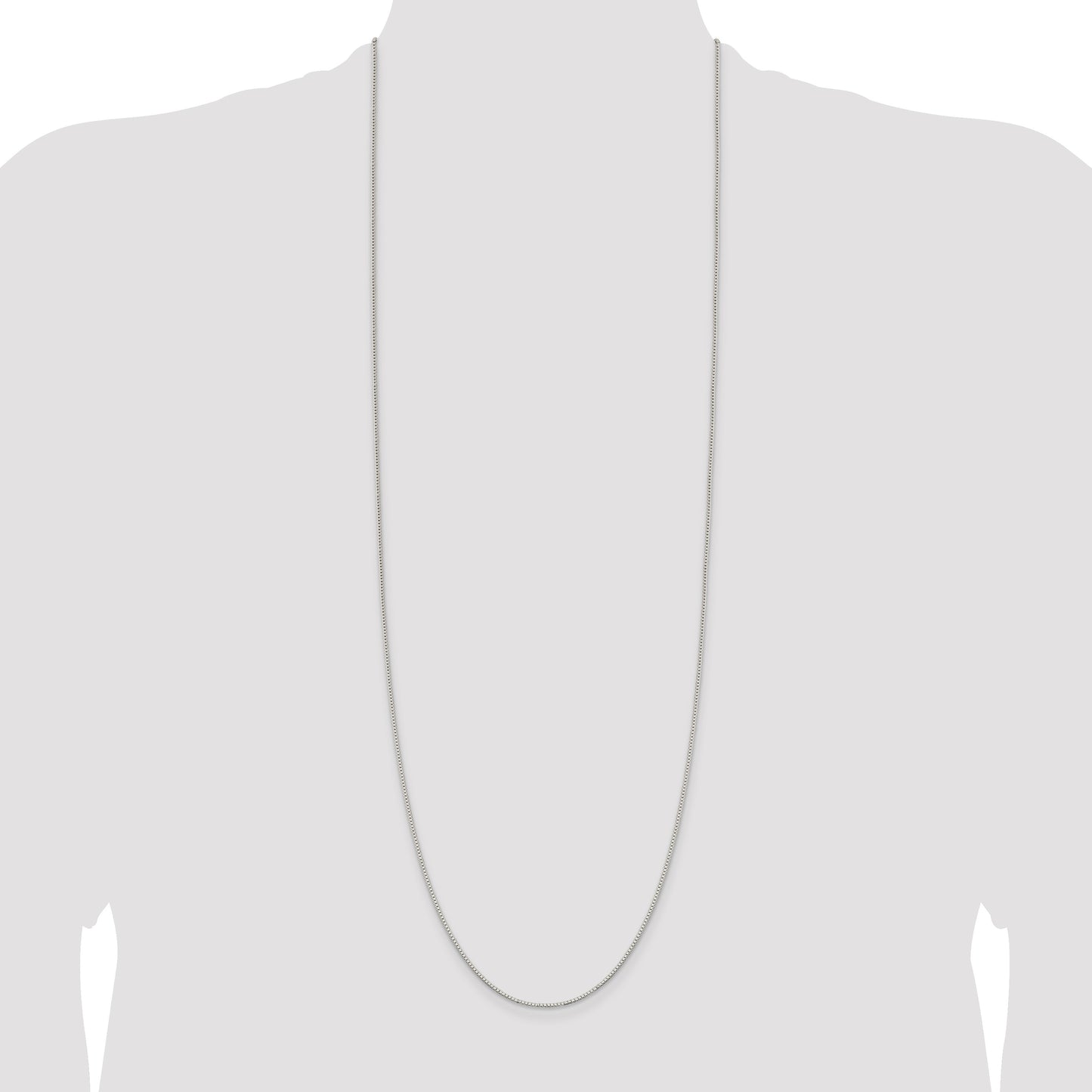 Sterling Silver 1.1mm Box Chain