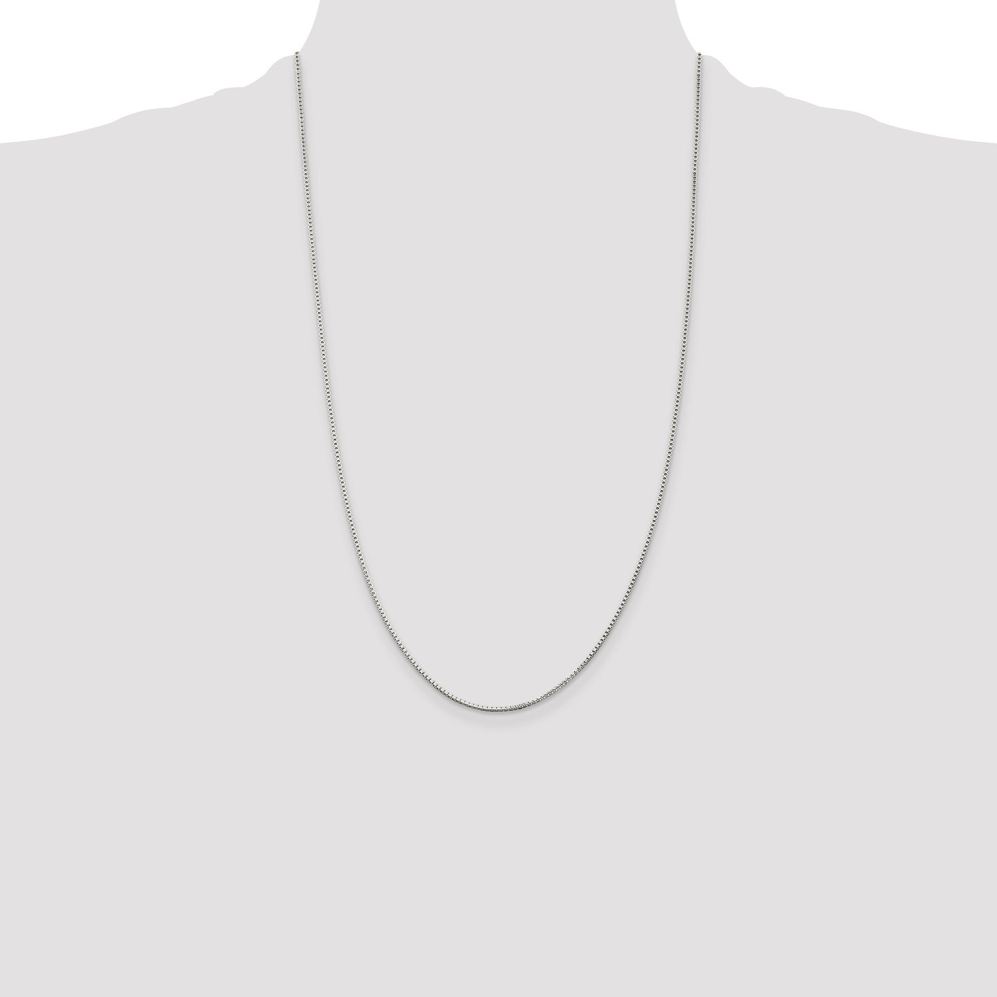 Sterling Silver 1.25mm Box Chain