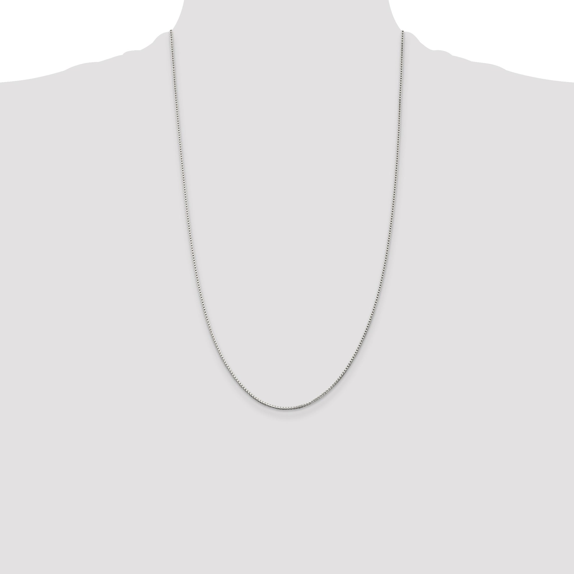 Sterling Silver 1.25mm Box Chain