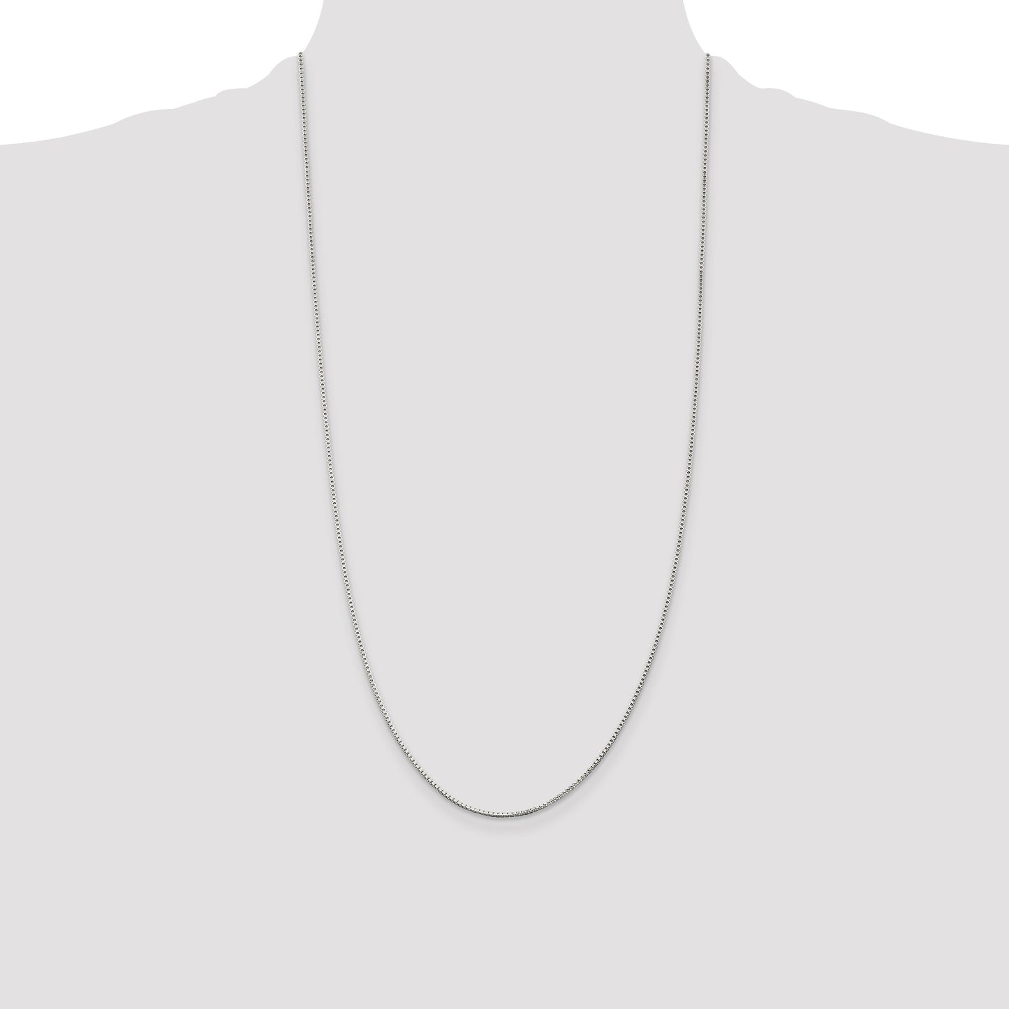 Sterling Silver 1.25mm Box Chain
