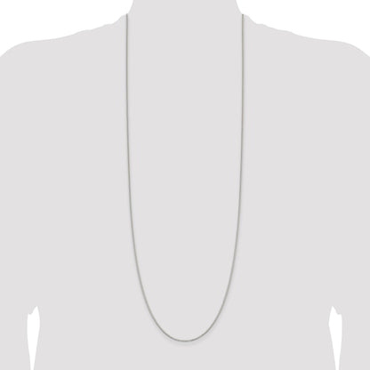 Sterling Silver 1.25mm Box Chain
