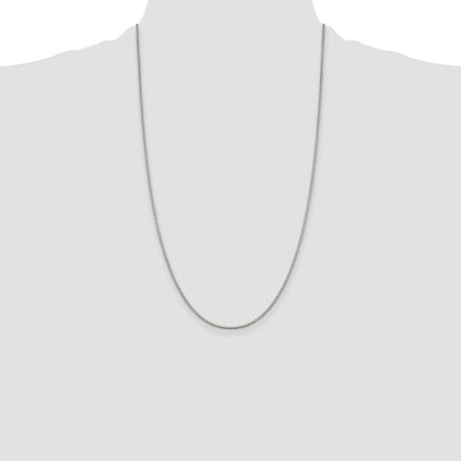 Sterling Silver 1.4mm Box Chain