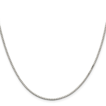 Sterling Silver 1.5mm Box Chain w/2in ext.
