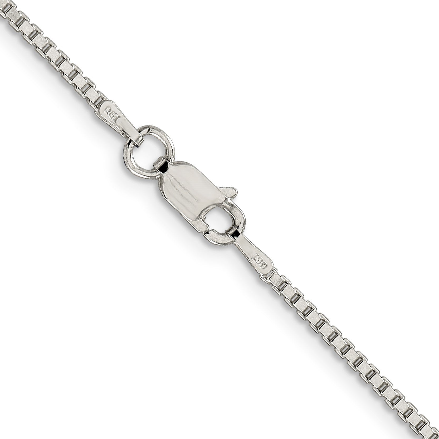 Sterling Silver 1.5mm Box Chain