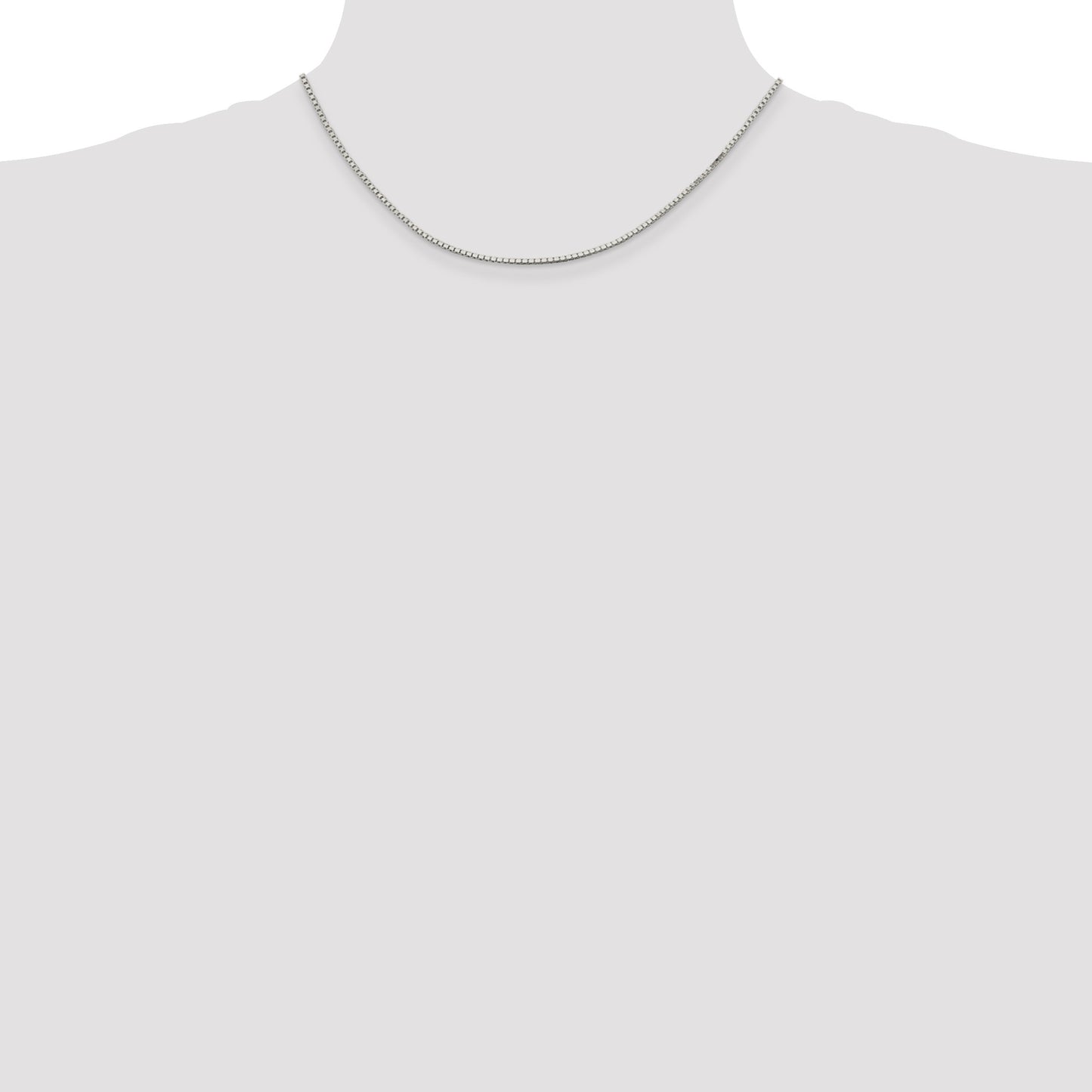 Sterling Silver 1.5mm Box Chain