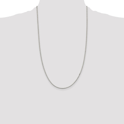 Sterling Silver 1.5mm Box Chain