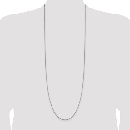 Sterling Silver 1.5mm Box Chain