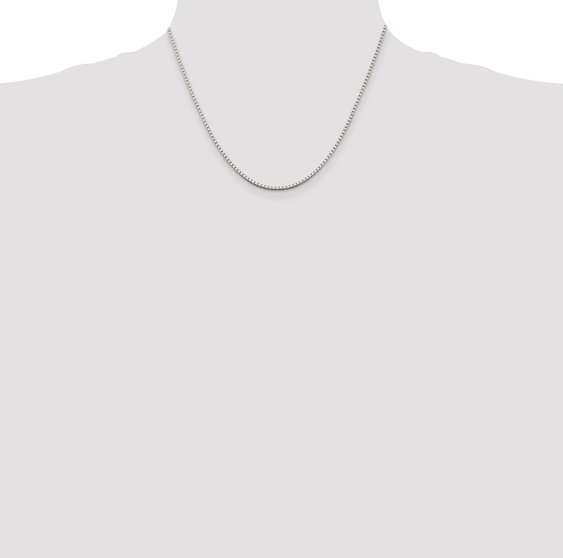 Sterling Silver 1.75mm Box Chain