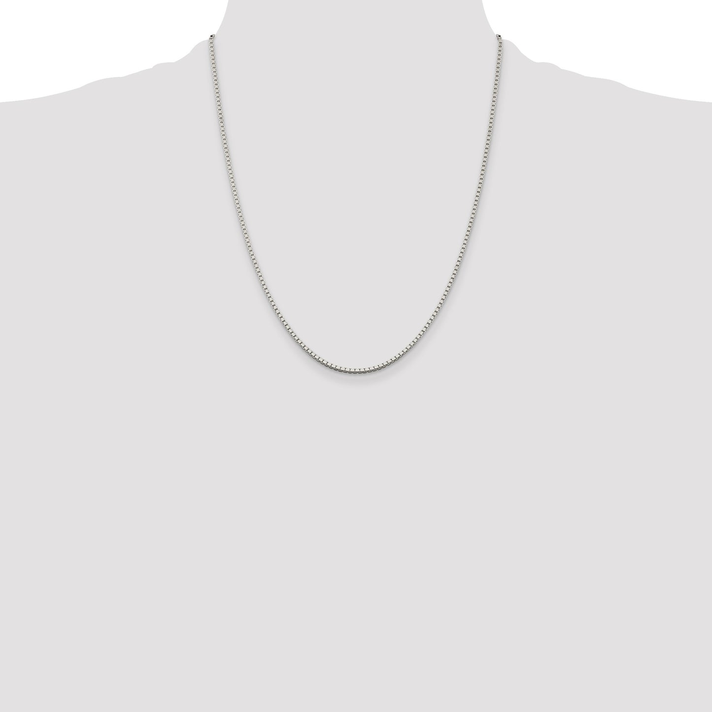 Sterling Silver 1.75mm Box Chain
